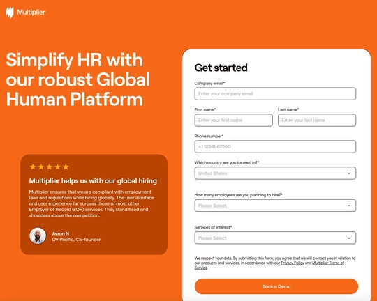 Multipler - Simplify HR with our robust Global Human Platform Logo